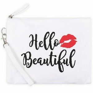 Hello Beautiful makeup bag